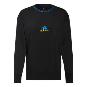 adidas Manchester United Icons Crew Sweatshirt - Black