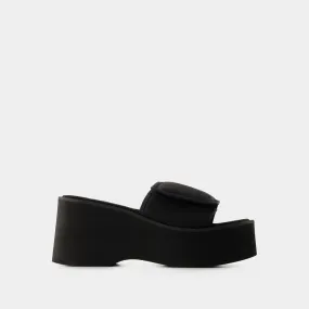 COURREGS 2024 Women's Black Sandals - Season 24SS